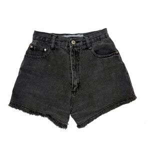 Anchor Blue Vintage Cut Off High Rise Distressed Jean Shorts 24 Women 5/6